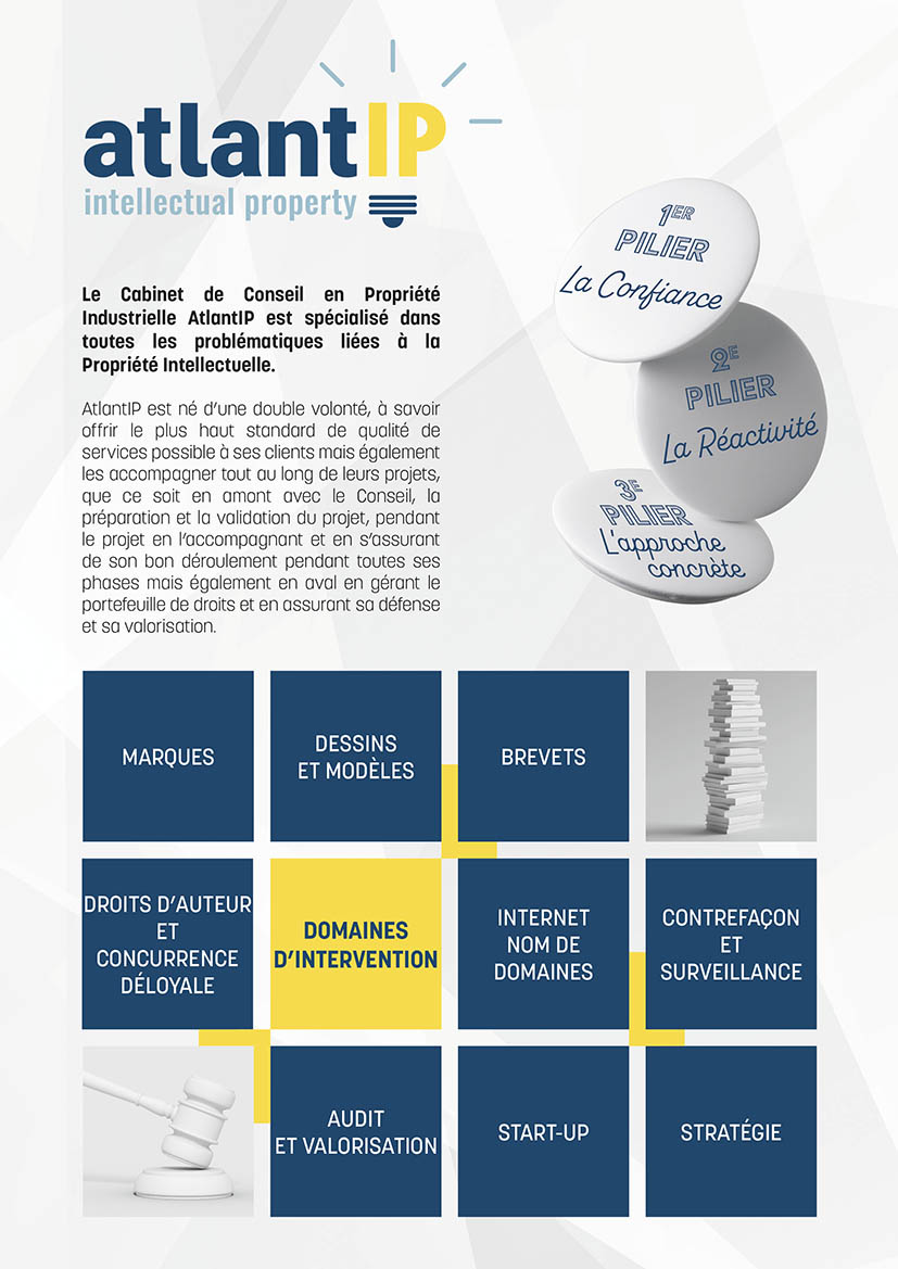 Plaquette AtlantIP- Propriété Intellectuelle